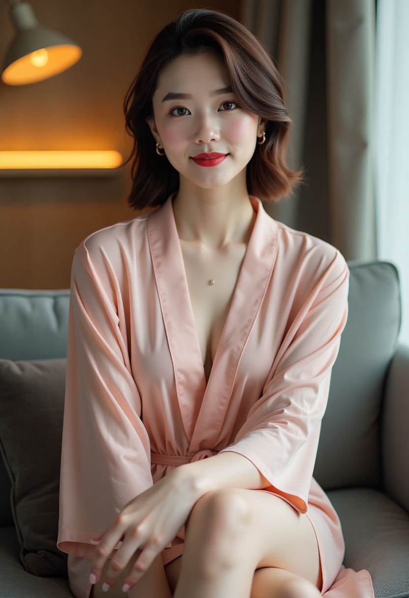夜色里亮着灯的旧戏院